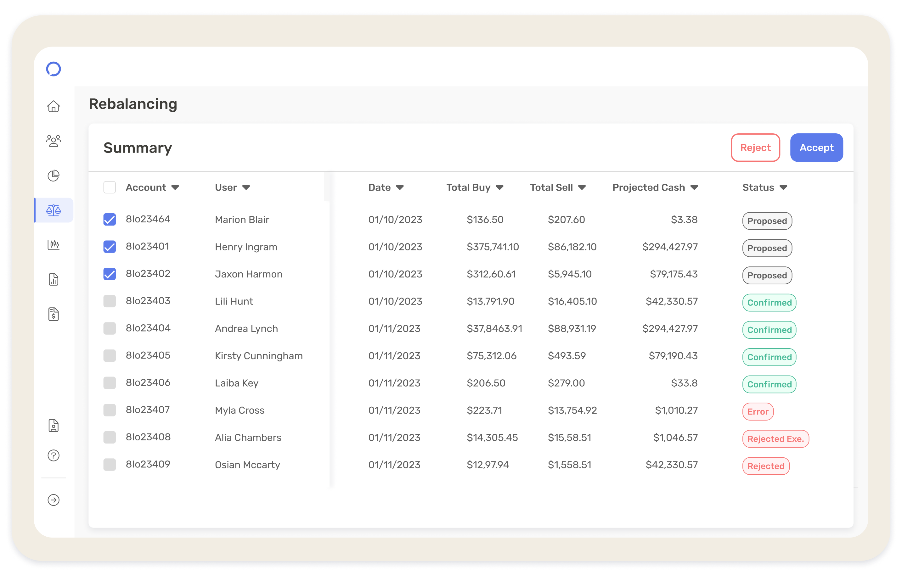 Zoe Financial | Automated Rebalancing