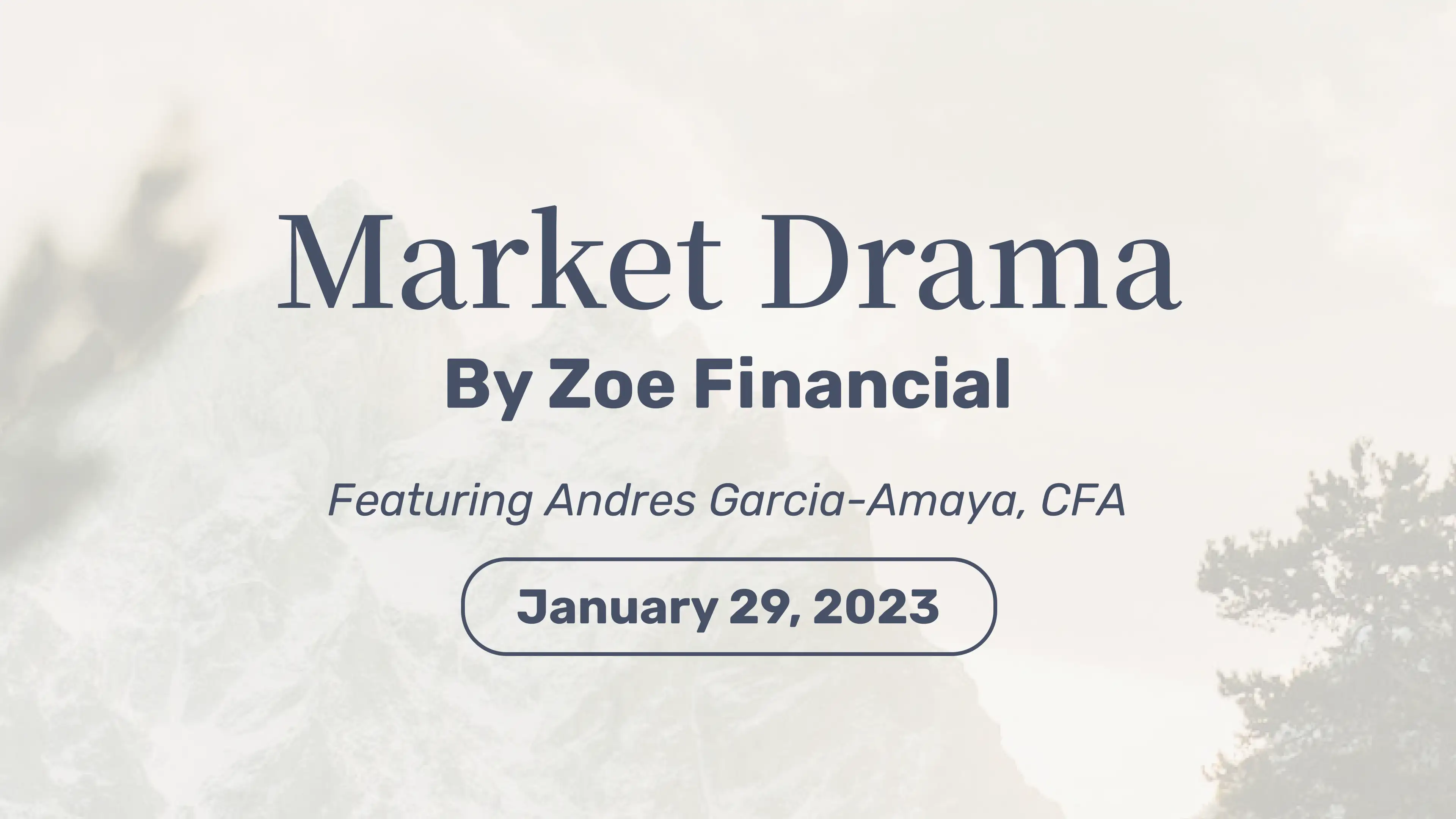 Market Drama January 29